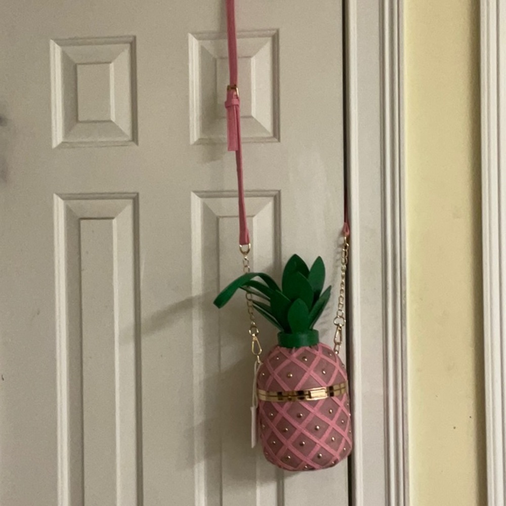 DesignerPink Pineapple Crossbody Bag - Picture 2 of 8